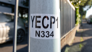 CILS outdoor label resisting UV exposure